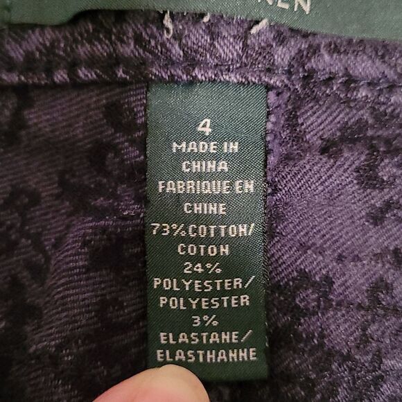 Lauren ralph lauren denim floral jeans - Picture 6 of 8